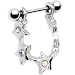 Aurora Gem Gazing Star Cartilage Earring