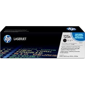 HP Original Color LaserJet CB540A Black Print Cartridge with ColorSphere Toner