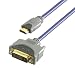 Cable video numerique HDMI / DVi-D - HDMI male vers DVi-D male ou DVi-D male vers HDMI male - Connecteurs dores haute qualite, longueur 5m