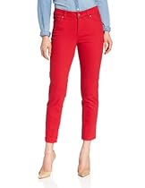 Hot Sale NYDJ Women's Alisha Fitted Ankle Jean, Pomegranate, 6