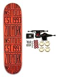 ZOO YORK Complete Skateboard ORANGE STACKED LOGO 8
