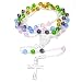 Sterling Silver W/Color Crystal Rosary