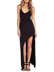 Sexy Stretchy Mesh Lace Maxi Dress 