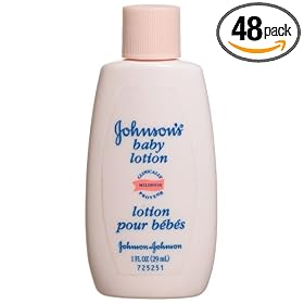 Johnson's Baby Lotion, Travel Size, 1-Ounce Bottles (Pack of 48)
