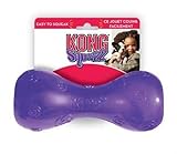 KONG Squeezz Dumbbell Dog Toy, Large, Colors Vary