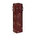 Recycled Cotton Fiber Burgundy Gift Bag-Mistletoe Print 