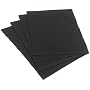 DII Basics Black Ribbed Placemat Set of 4