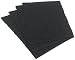 DII Basics Black Ribbed Placemat Set of 4