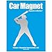 Baseball Batter Car Magnet Chrome