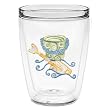 Swirls Shovel & Pail 16 oz Insulated Beverage Tumbler, Clear