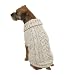 Dog Sweater - Dublin Knit/Irish Knit Pet Sweater Oatmeal - Small