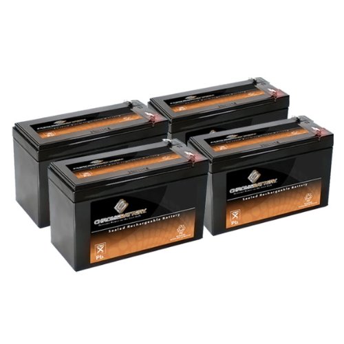 12V 9AH SLA Battery for Razor e200 / e200s / e225 / e300 / e300s / e325 - 4PK On Sale