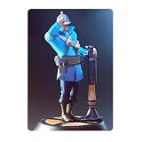 Blue Soldier Team Fortress 2 Gaming Heads Statue