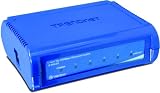 TRENDnet 5-Port Ethernet Switch (5 x 10/100Mbps Auto-MDIX RJ-45 Ports) TE100-S5 (Blue)