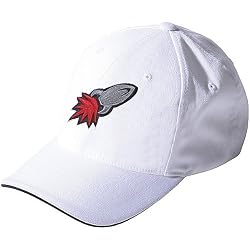 Joe Rocket Rocket Ship Men's Flexfit Sports Wear Hat - White