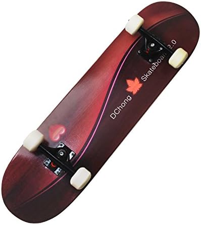 Chaokele Pro Complete Skateboards Double Kick Concave Deck Colormix