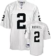 Men`s Reebok Oakland Raiders #2 JaMarcus Russell Road Replica Jersey