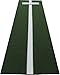 All Turf Mats PM3660GREEN 3' x 5' XL Green Nylon Softball Pitchers Pitching Mound With 5mm Foam Power Line