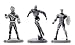 2010 San Diego Comic Con Exclusive 3 Pack sets Marvel Bronze Figures - Series #2 Iron Man, Ghost Rider and Captain America