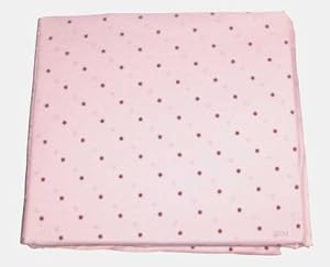 Carter's Love Bug Fitted Sheet, Pink/Choc, 28 X 52