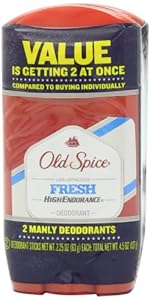 Old Spice High Endurance Fresh Scent Men's Deodorant Twin Pack 4.5 Oz