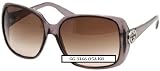 41tPgUrEPQL. SL160  Gucci Sunglasses Designer Fashion Womens AUTHENTIC Trasparent Dark Grey Frame|Brown Grey Shaded Lens 2011 Model GG 3166 O5A K8