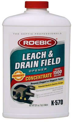 ROEBIC K570 DRAIN AND SEPTIC TREATMENT/CLEANER - K-570-Q-4 (Pack of 4) On Sale