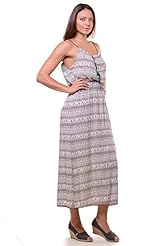 Rayon Feathers Gathered  Dress