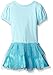 Disney Girls' Frozen Dress with Glitter Tulle and Bow