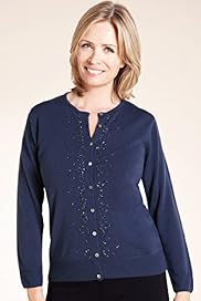 Classic Collection Cashmilon Bead Embroidered Cardigan