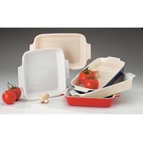 Mayfair and Jackson 5010bg 14 Inch Stoneware Rectangular Casserole Dish Natural by MAYFAIR & JACKSON
