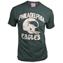 Philadelphia Eagles Men's Retro Vintage T-Shirt (Forest, Large)