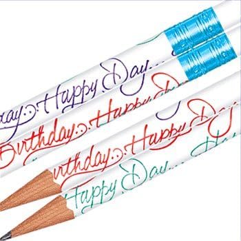 Tub - Happy Days Birthday Pencils - 144 per set
