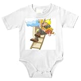 Onesie with rescuing, firefighter, cat, fire, ladder