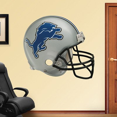 Fathead Detroit Lions Helmet Wall Graphic