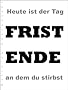 Fristende (Kurzgeschichte)