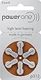Power One p312 Hearing Aid Battery (10 Packs of 6 Each)
