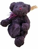 Russ Berrie Purple Plush Bearberry Teddy Bear