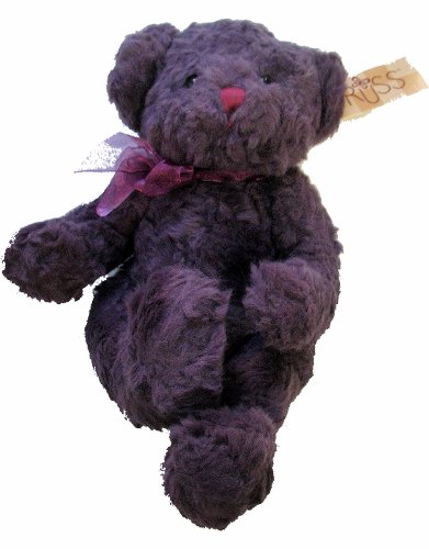 Russ Berrie Purple Plush Bearberry Teddy Bear