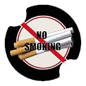Set of Two No Smoking Occasion Carsters - Style D5001