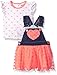 Little Lass Baby Girls' 2 Piece Tutu Skirtall Set Hearts