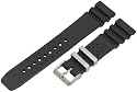 Momentum Men's ZC-22RUM BLACK M50-DSS Cyclone or Storm II 22mm 'Hyper' Rubber Band Black
