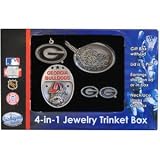 Georgia Bulldogs Jewelry Box (Trinket) - NCAA College Athletics Fan Shop Sports Team Merchandise