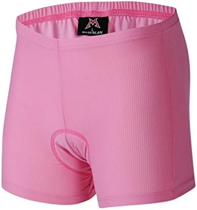 MSLNA Womens Summer Cycling Underwear Gel 8D Padded Bike Pants Pink 2XL