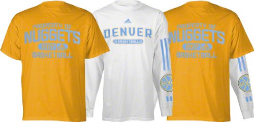Denver Nuggets Youth 3 In 1 Combo Long Sleeve Shirt