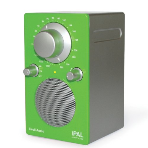 Tivoli iPAL Outdoor-Radio passend zu iPod in grün/silber