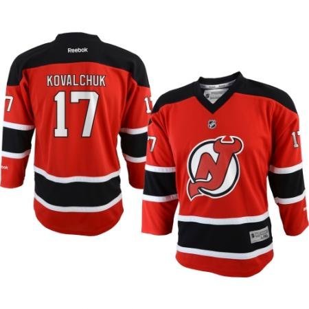 Ilya Kovalchuk New Jersey Devils Black Red Replica NHL Youth Jersey