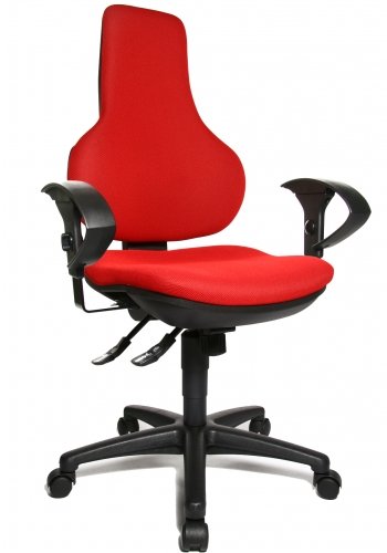 * Topstar Bürostuhl / Drehstuhl SYDNEY MOVE AL U2 Stoff rot