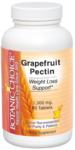 Botanic Choice Grapefruit Pectin, 1000 Mg, 90 Count