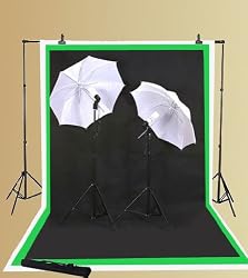 Best ePhoto Photography Video Lighting Light Kit 3 Muslins Backdrop Background Price